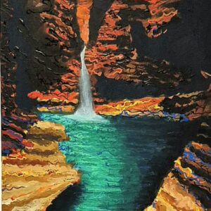 Karijini Falls (46 x 92 cm)