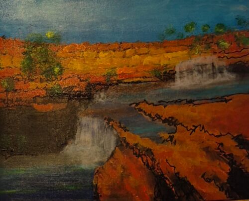 Outback Falls (100 x 150 cm)